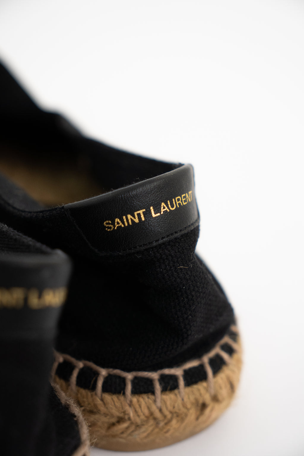 Saint Laurent logo-embroidered espadrilles