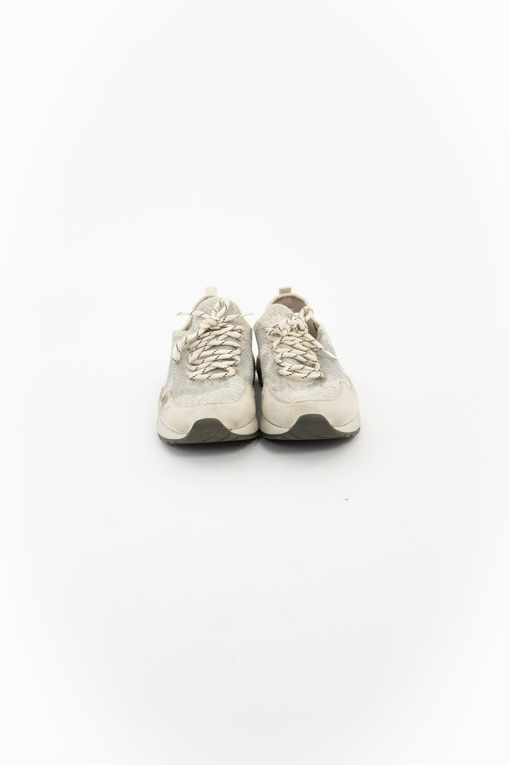 Diesel White and Grey S-KBY Sneakers