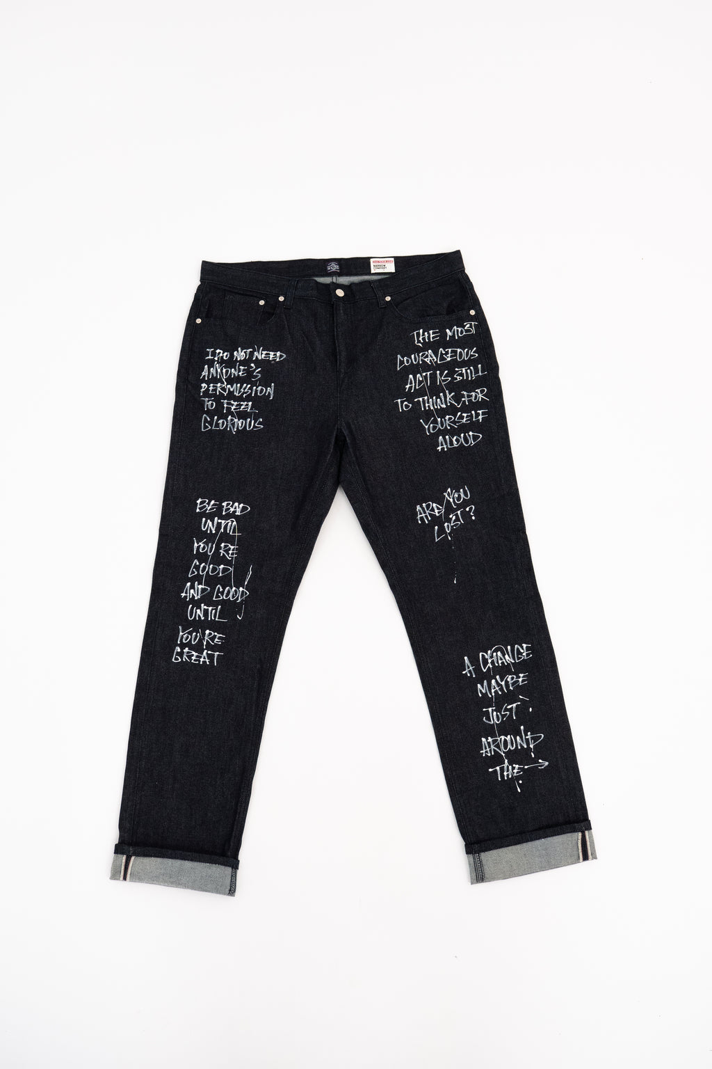 Evisu Indigo Jeans Narrow Comfort Denim