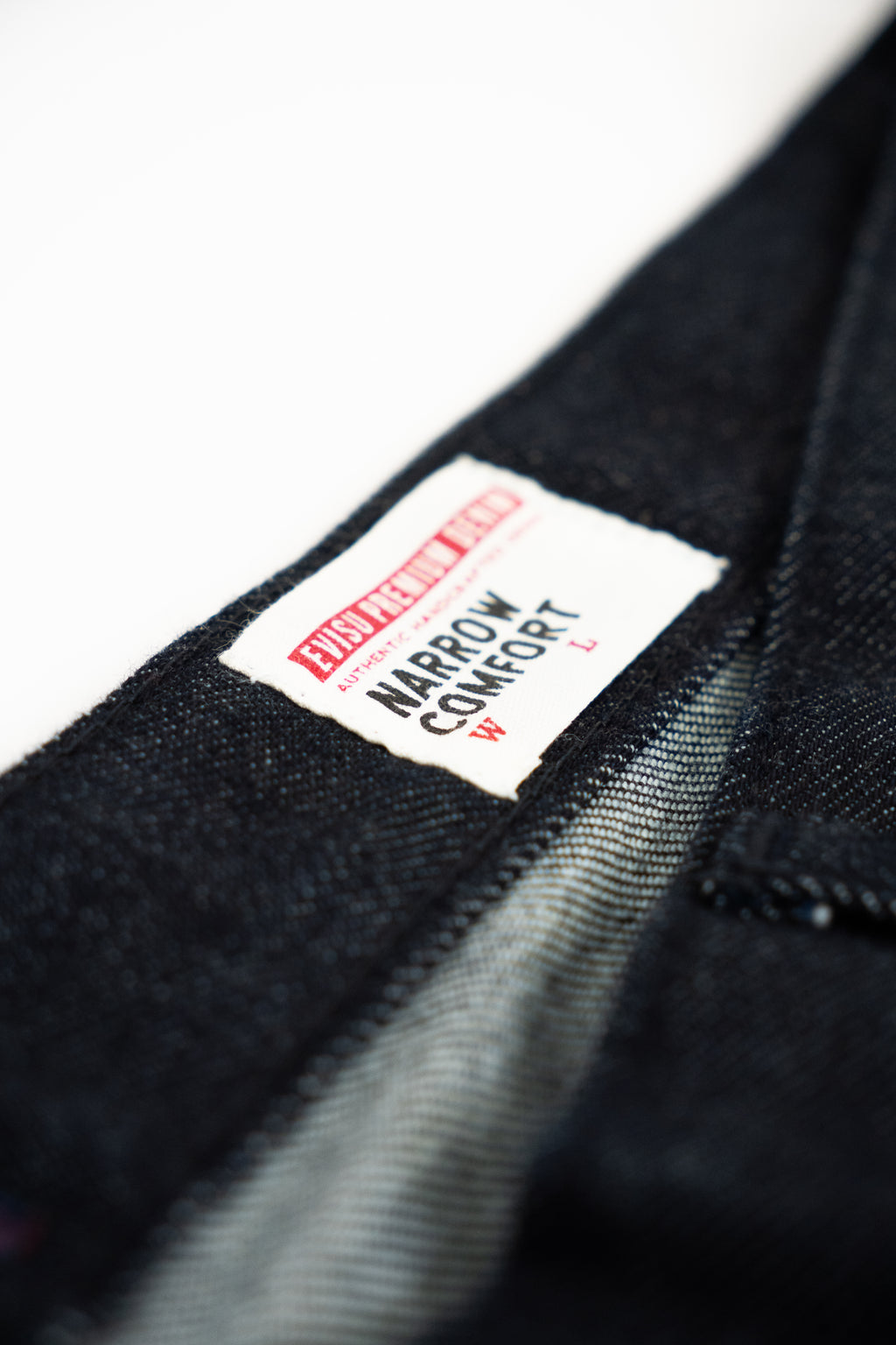Evisu Indigo Jeans Narrow Comfort Denim