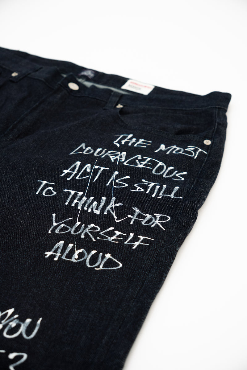 Evisu Indigo Jeans Narrow Comfort Denim