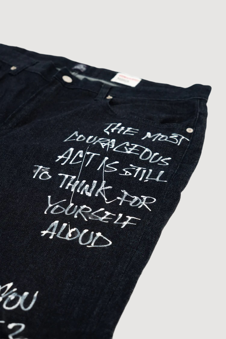 Evisu Indigo Jeans Narrow Comfort Denim