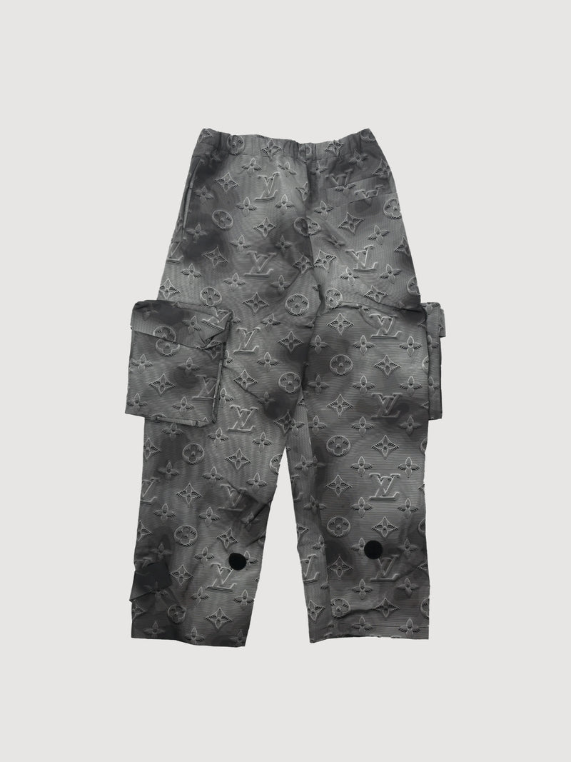 Monogram Removable 3D Pockets Cargo Pants