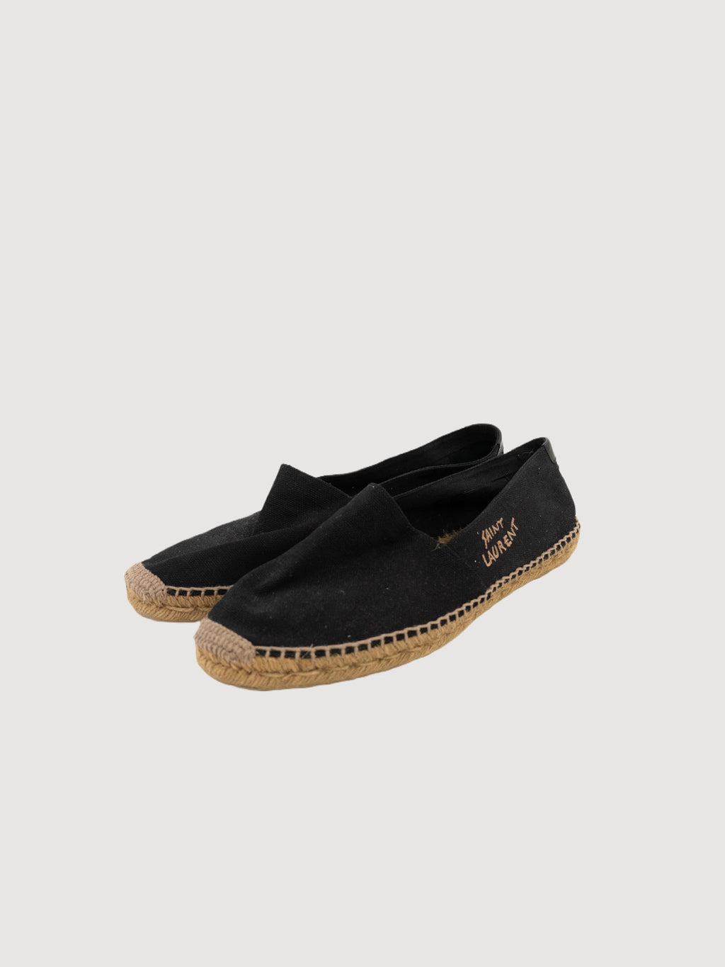 Saint Laurent logo-embroidered espadrilles
