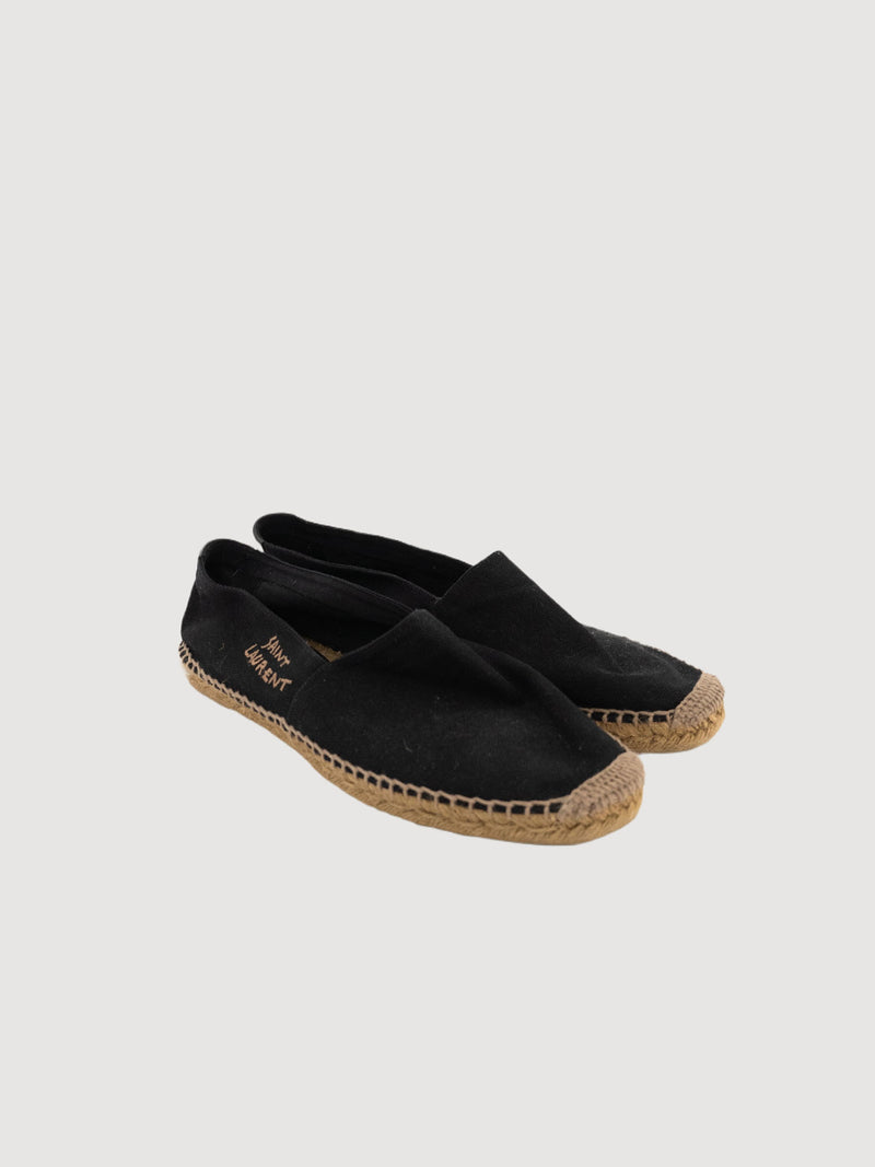 Saint Laurent logo-embroidered espadrilles