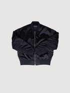 Unrecorded zip-fastening bomber jacket