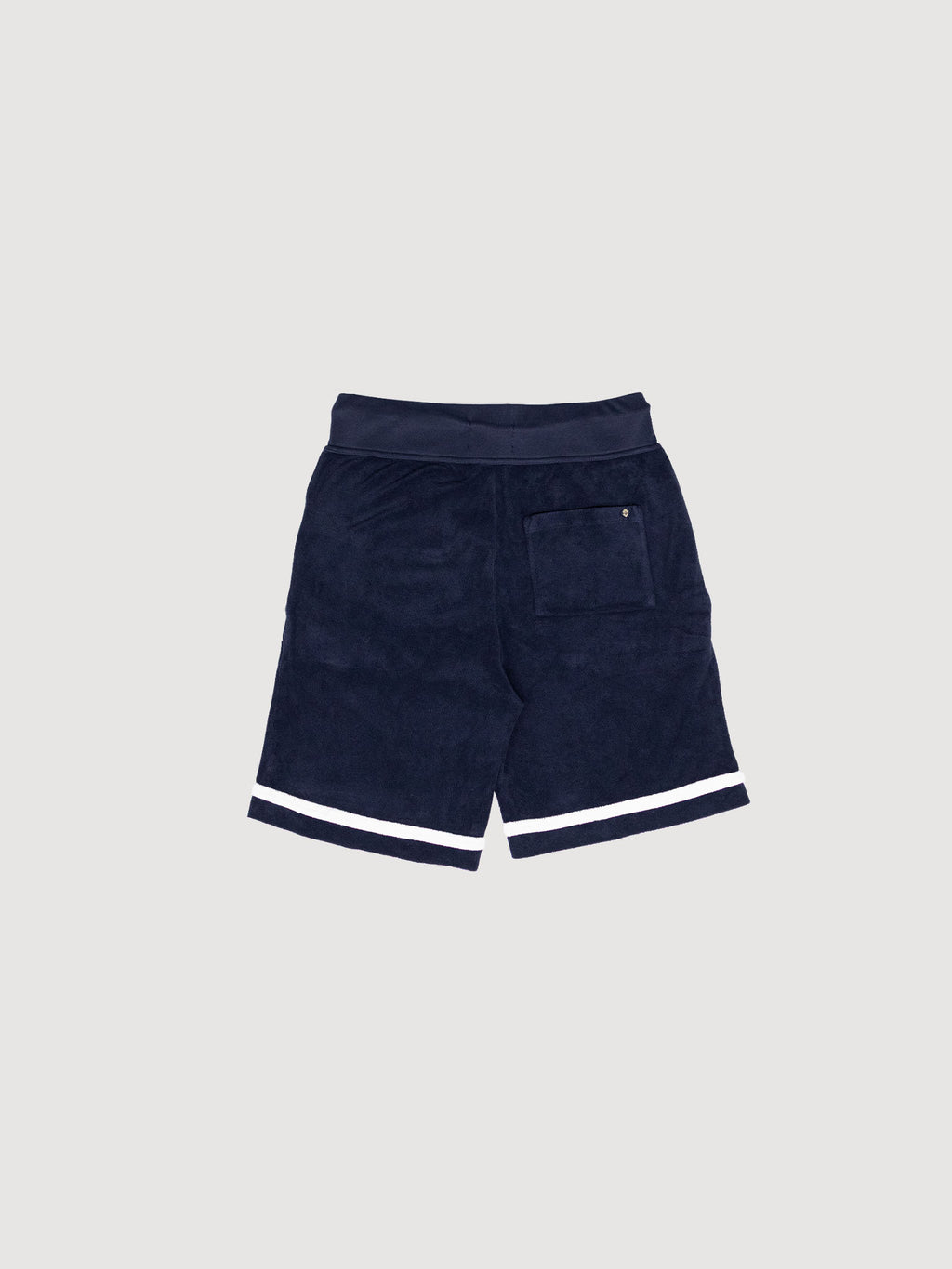 Navy Terrycloth Shorts
