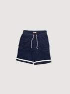 Navy Terrycloth Shorts