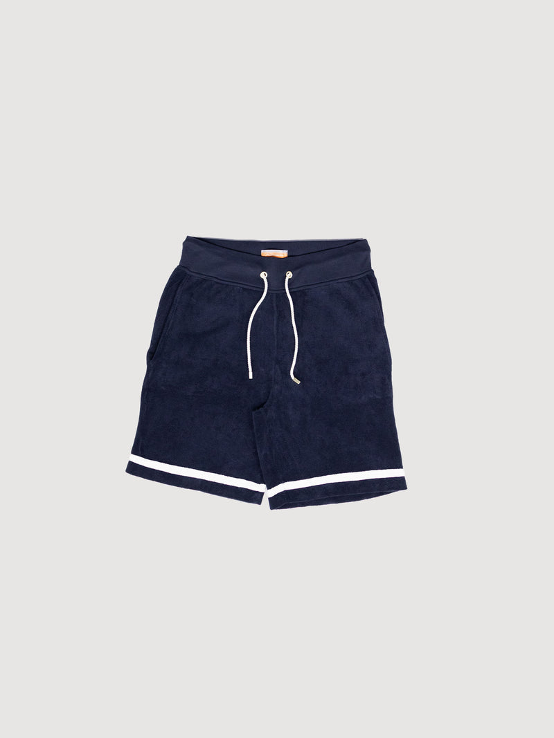Navy Terrycloth Shorts