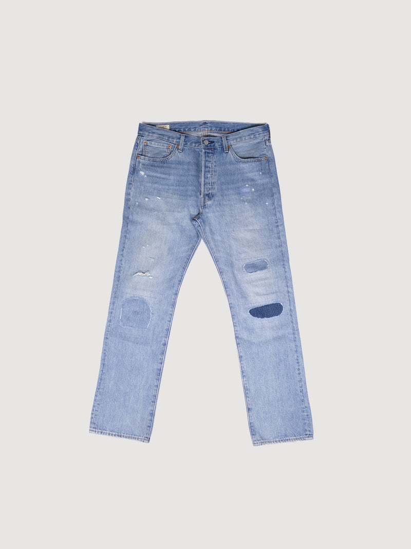 Levi's 501 150th anniversary patchwork jeans
