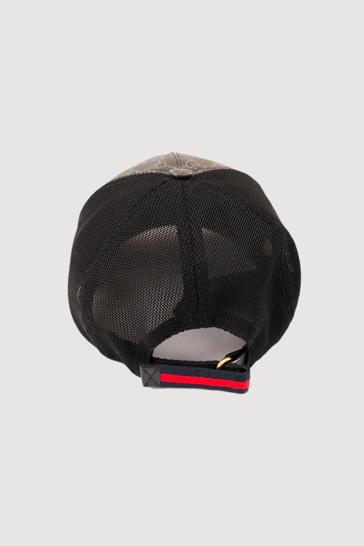 Gucci Kingsnake Print GG supreme Baseball Hat