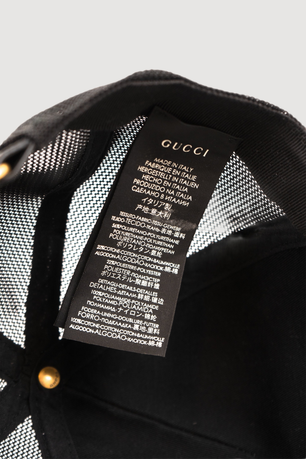 Gucci Kingsnake Print GG supreme Baseball Hat
