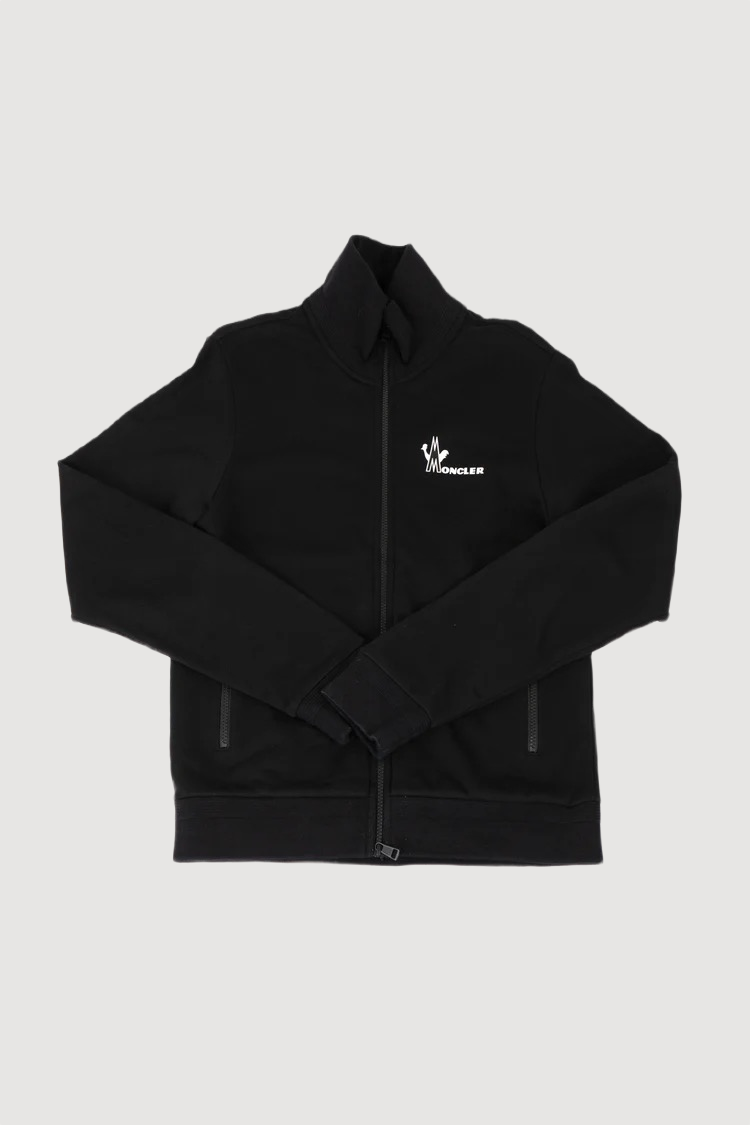 Black Zipped Sweatshirt