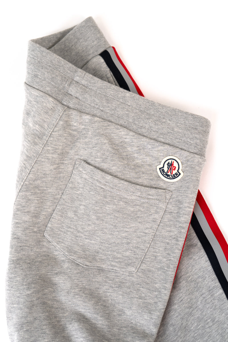 Moncler 3M Stripe Grey Zip Tracksuit