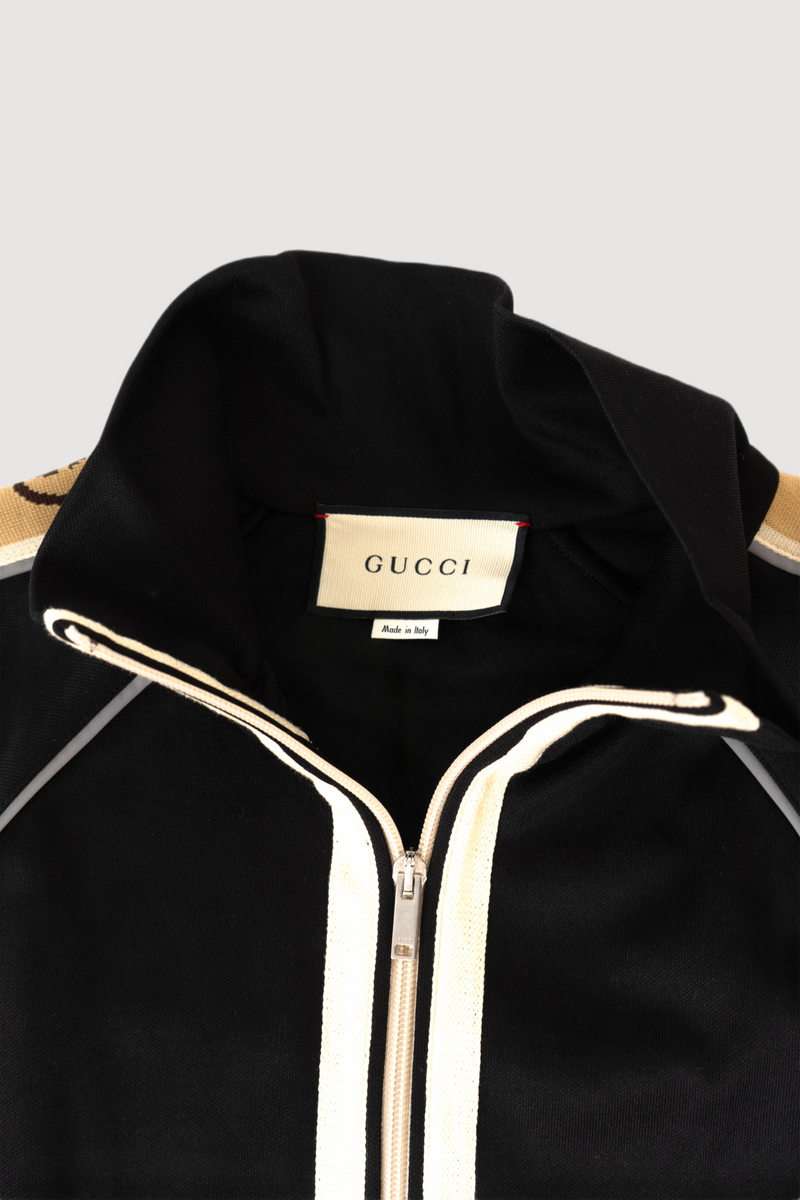 Oversized technical jersey jacket