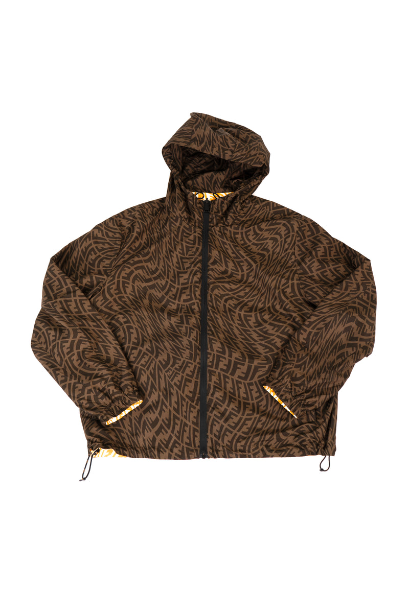 Fendi FF Logo Reversible jacket brown