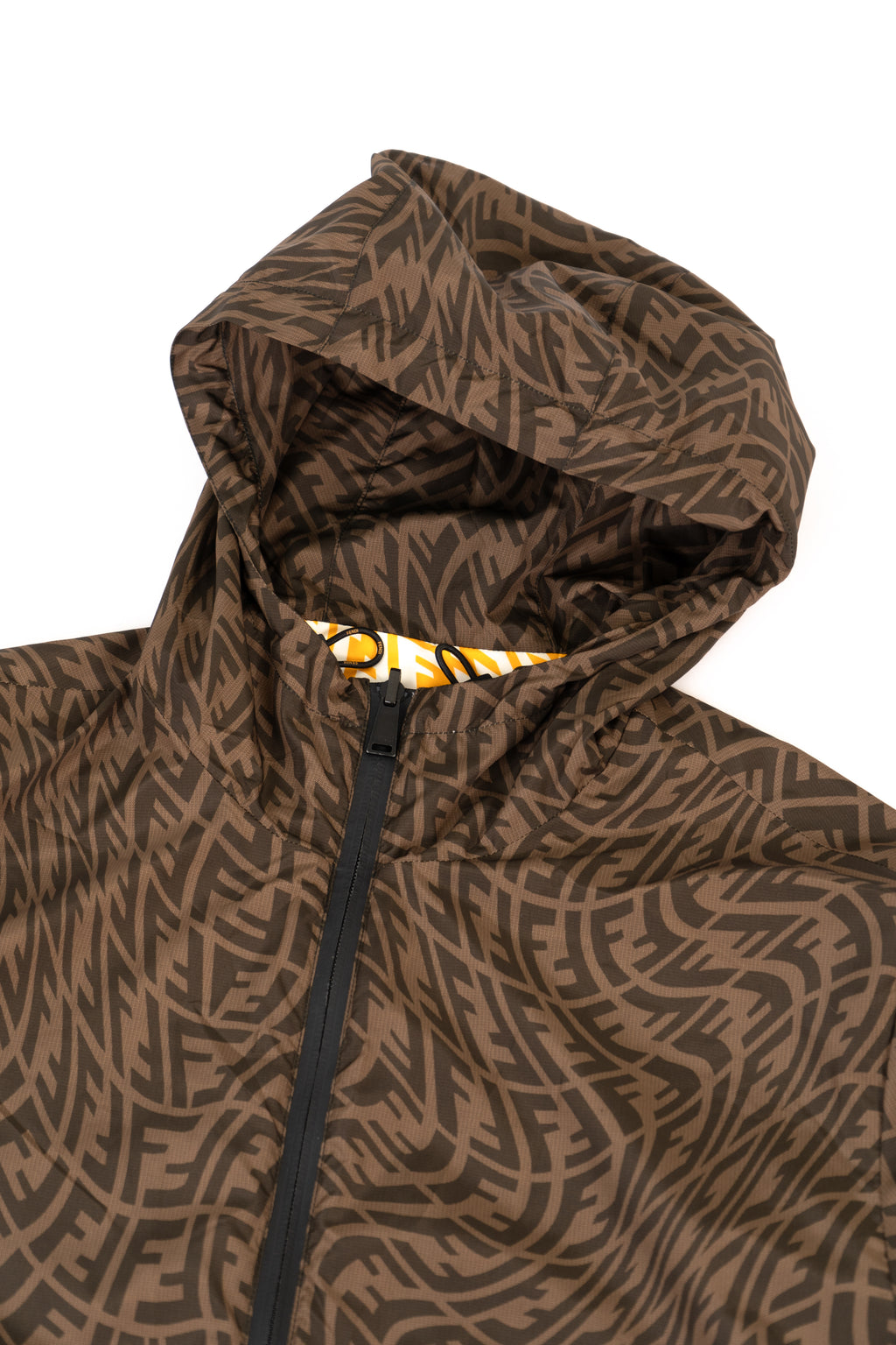 Fendi FF Logo Reversible jacket brown