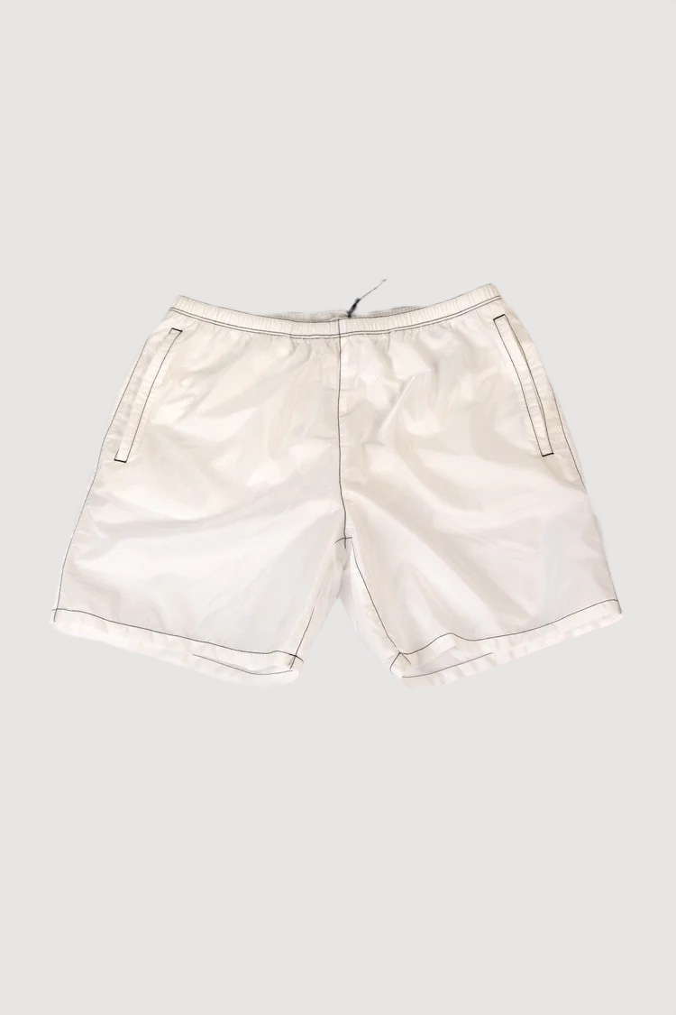 Prada Milano 2021 Re-Nylon Triangle Logo Shorts - IT52