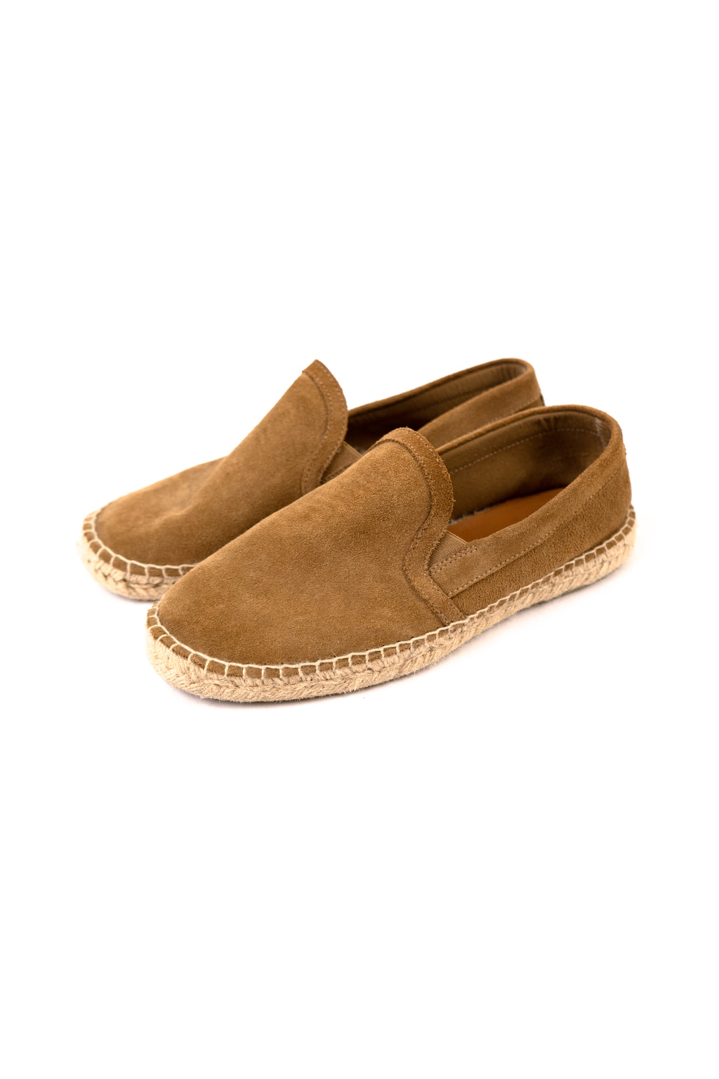 Suede Espadrilles Light Brown