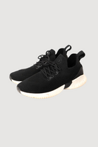 Black Recycled Yarn Willow Trainers