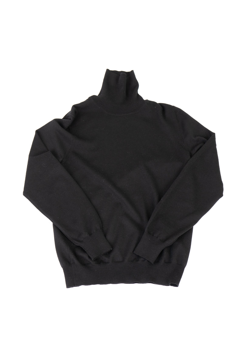 Black Wool Turtleneck