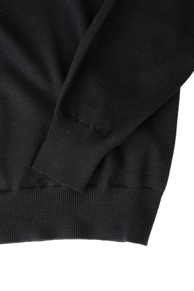 Black Wool Turtleneck