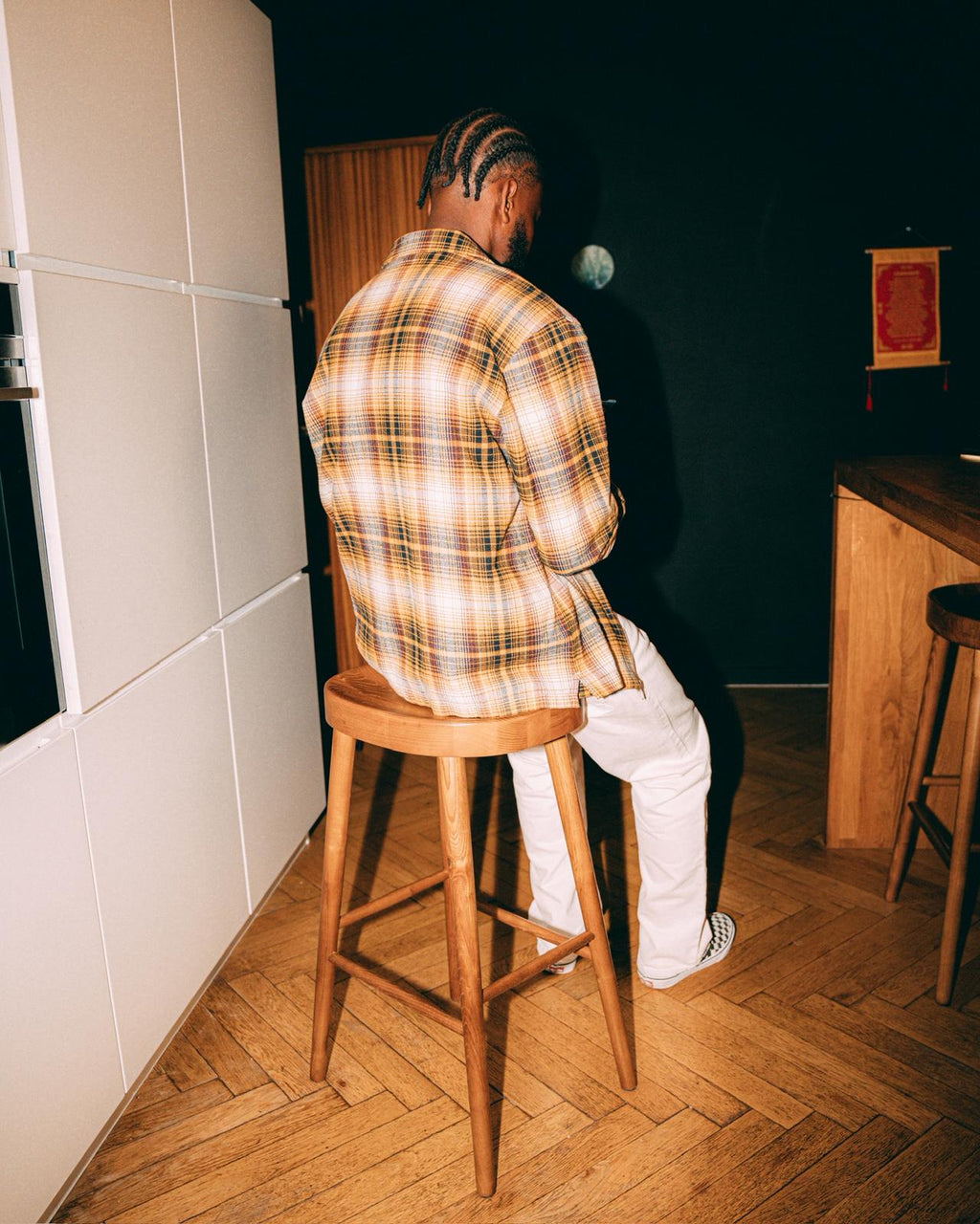 STUSSY JACK SHADOW PLAID ZIP SHIRT