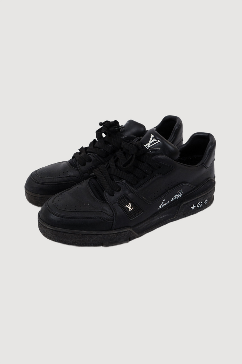 Louis Vuitton LV Trainer Black Wool