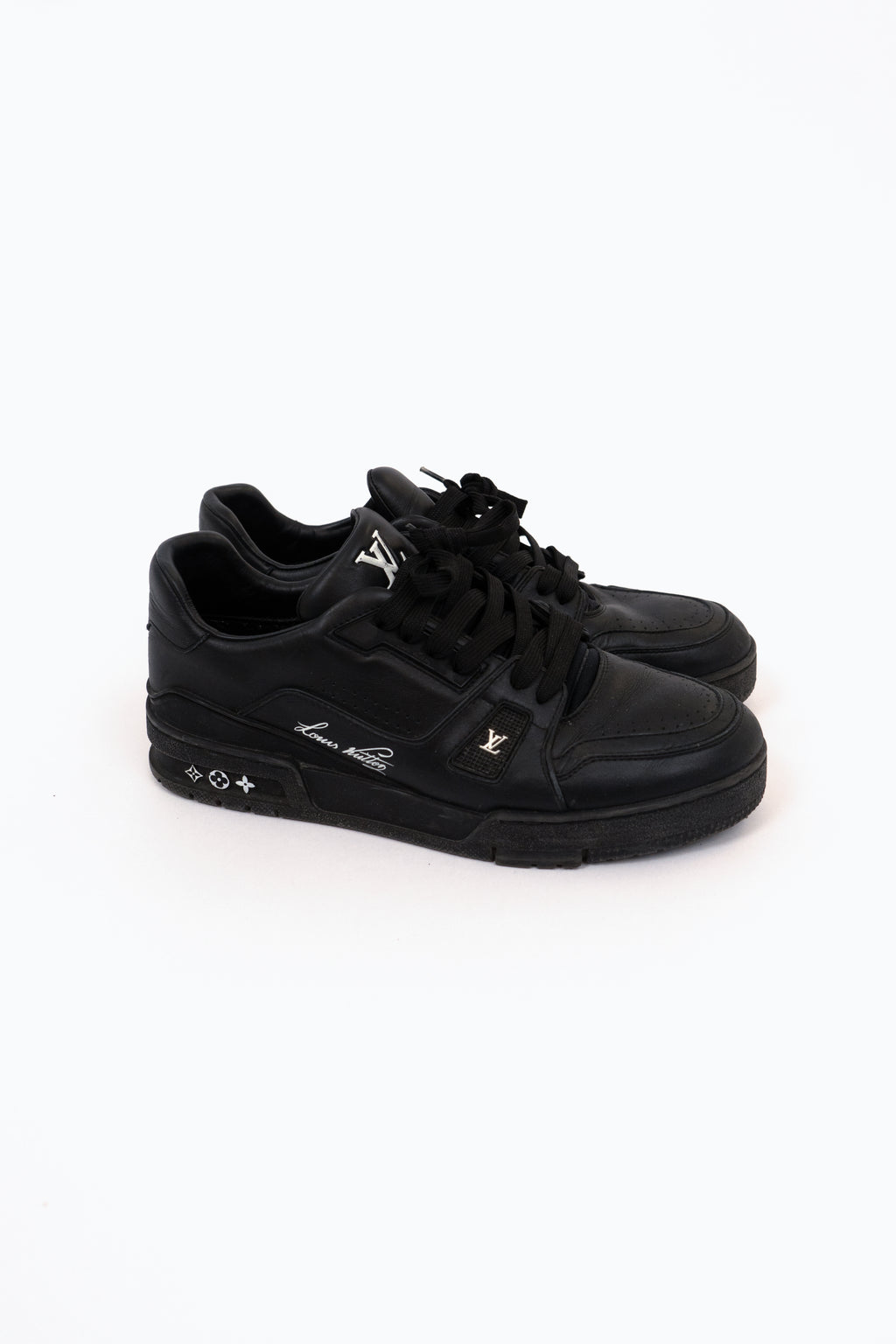 Louis Vuitton LV Trainer Black Wool