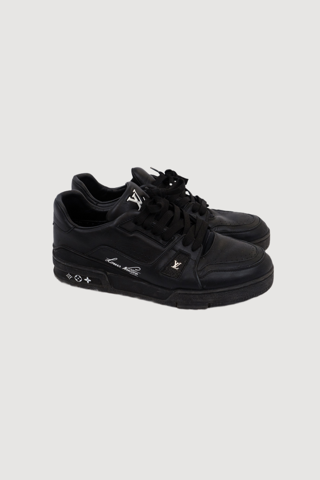 Louis Vuitton LV Trainer Black Wool