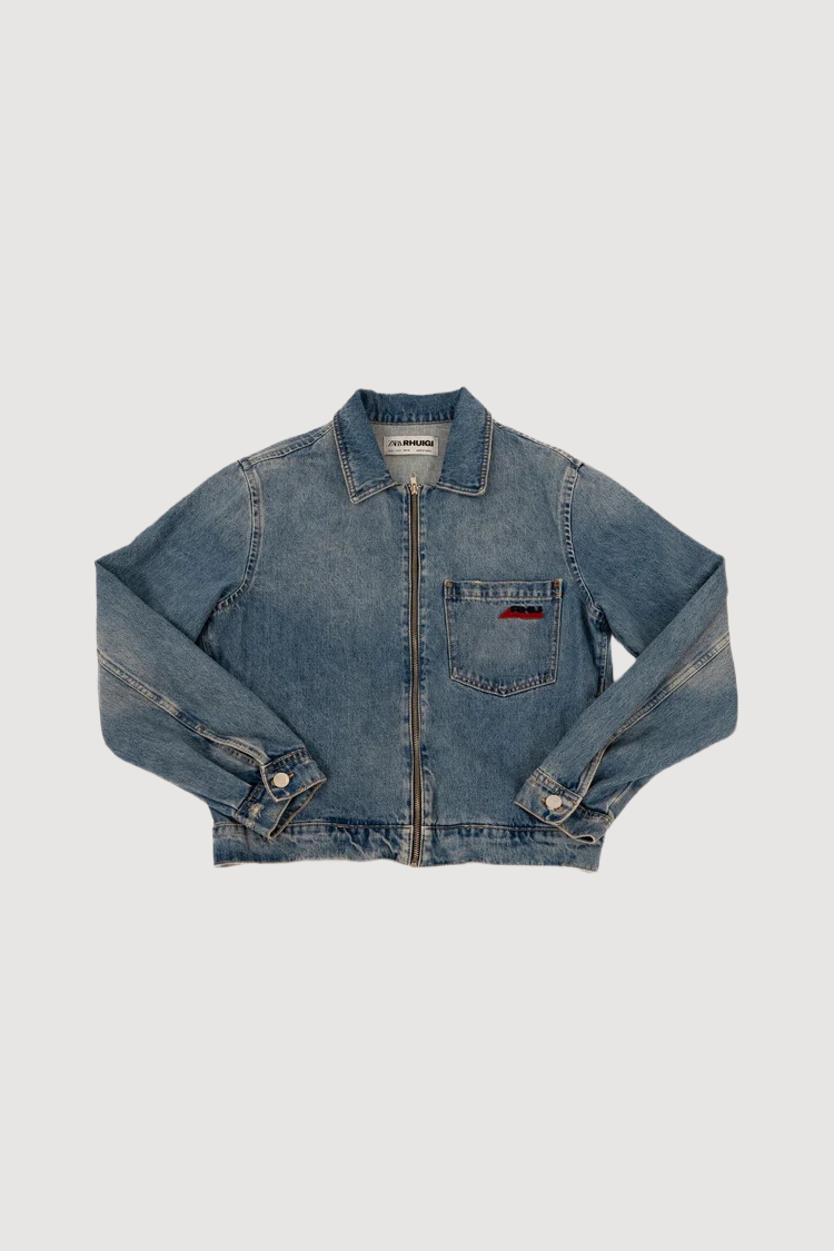 Zara x Rhuigi Cropped Jeans Jacket