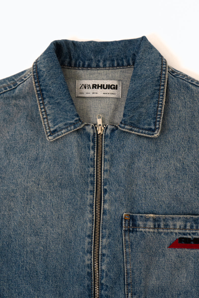 Zara x Rhuigi Cropped Jeans Jacket