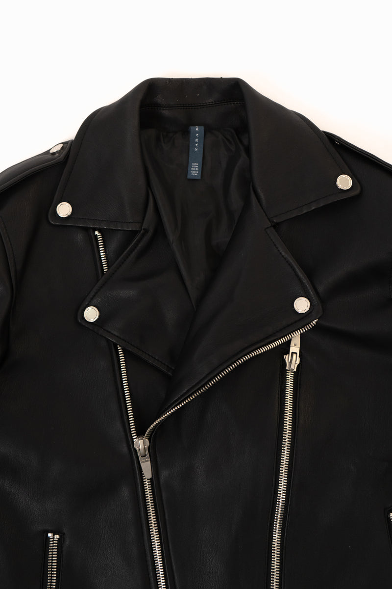Faux Leather Jacket