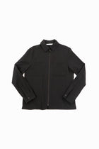 Black Zip Up Overshirt