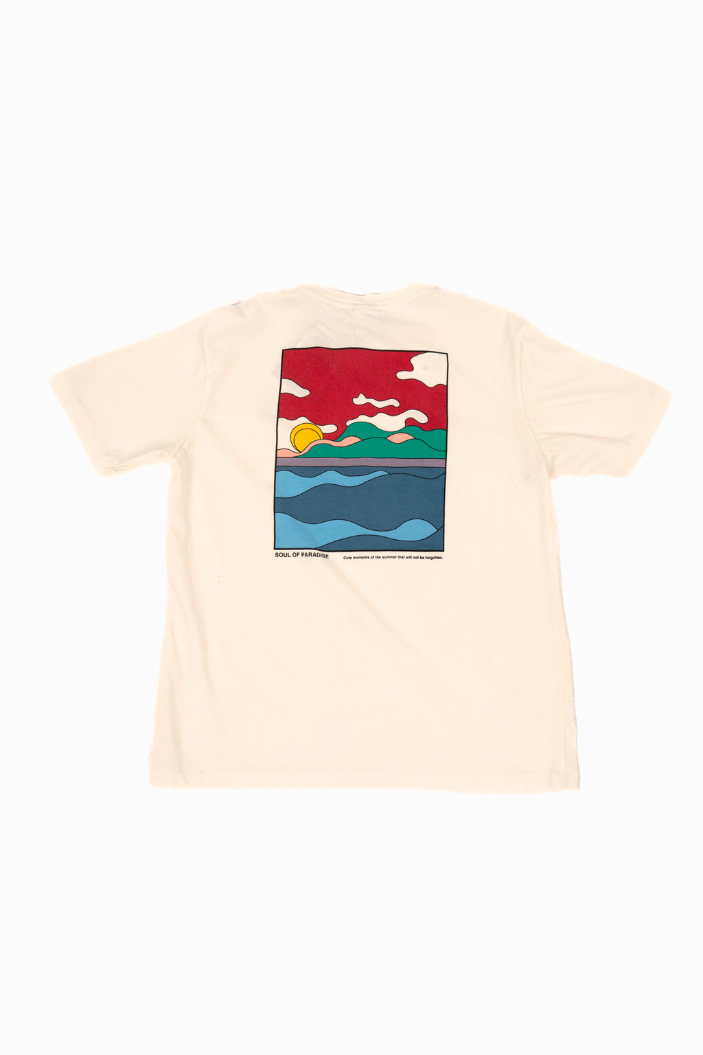 Zara White Soul of Paradise T-Shirt