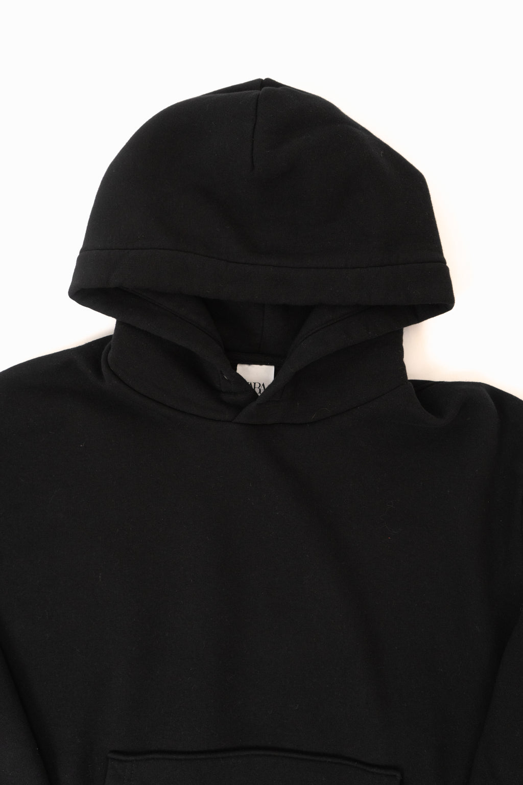 Black Plain Hoodie