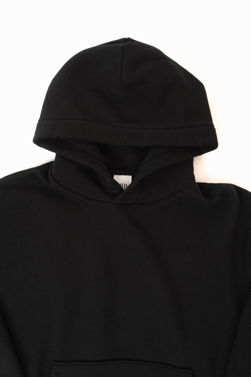 Black Plain Hoodie