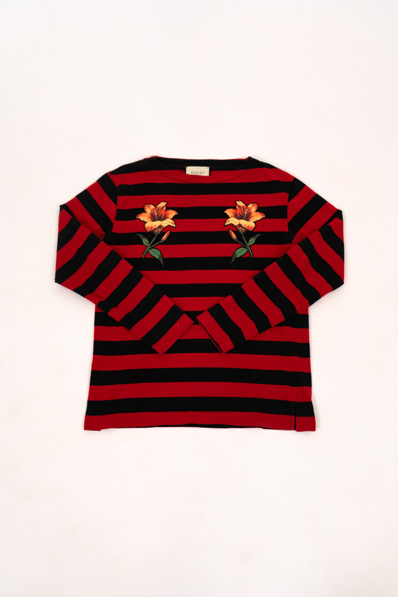 Gucci Mare Gothicum Embroidered Shirt