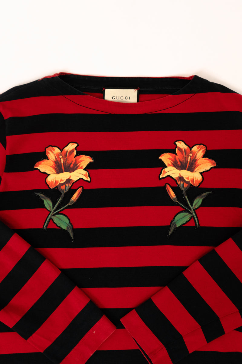 Gucci Mare Gothicum Embroidered Shirt
