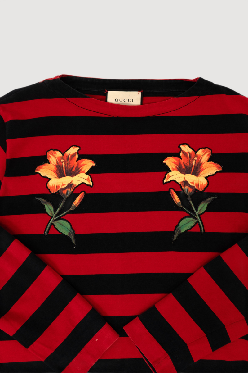 Gucci Mare Gothicum Embroidered Shirt