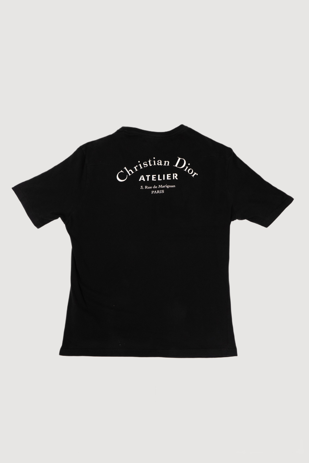 Black Cotton 'Christian Dior Atelier' T-Shirt