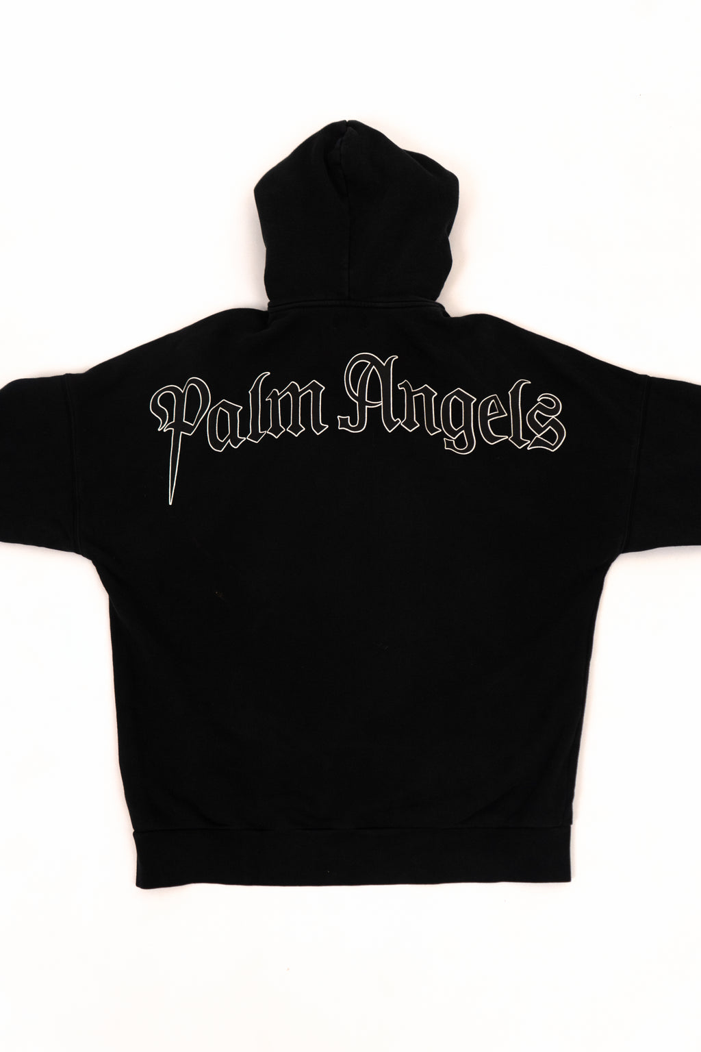 PALM ANGELS American Gothic Hoodie In Black Multicolor