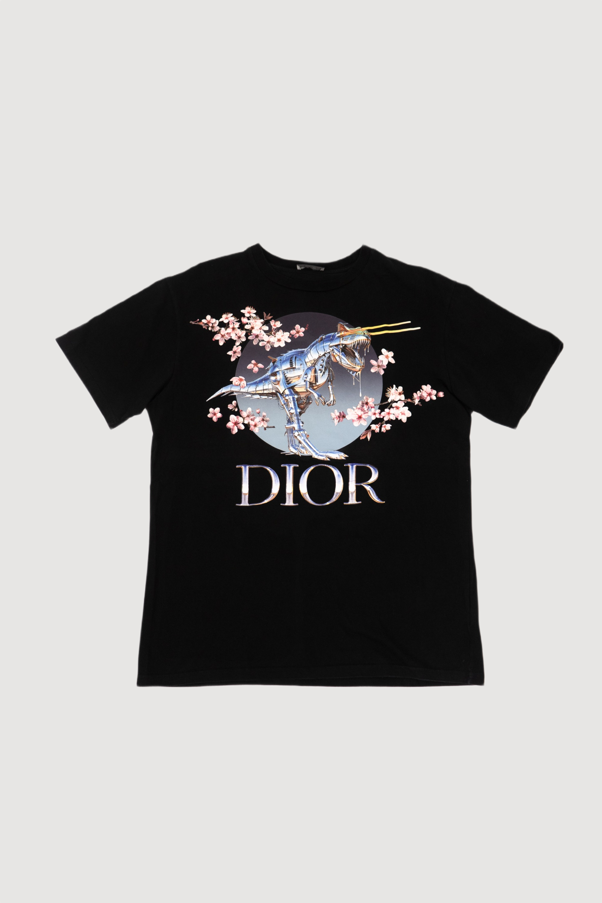 Cyril Ngonge DIOR X SORAYAMA T-REX T-SHIRT BLACK - Ballers Market