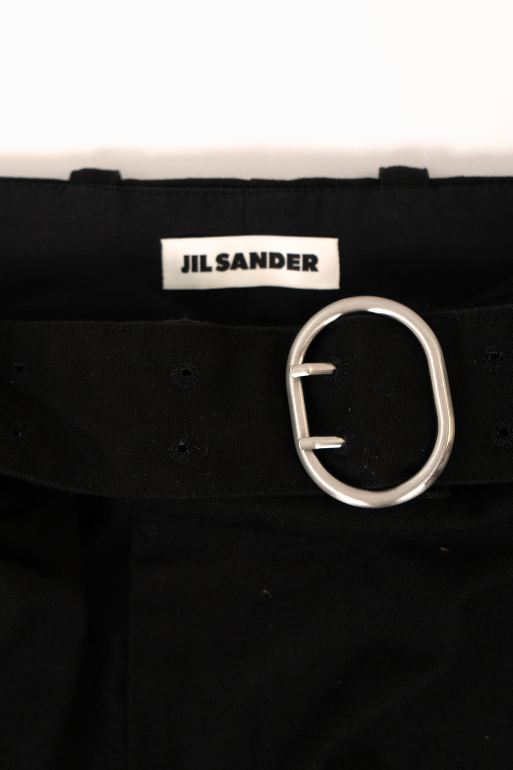 Jil Sander Wide Leg Belted Trousers