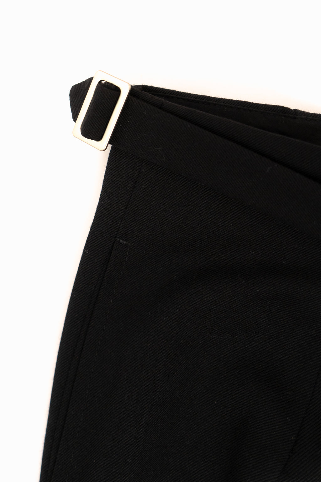SEAN SUEN Black Wide Button-Fly Trousers