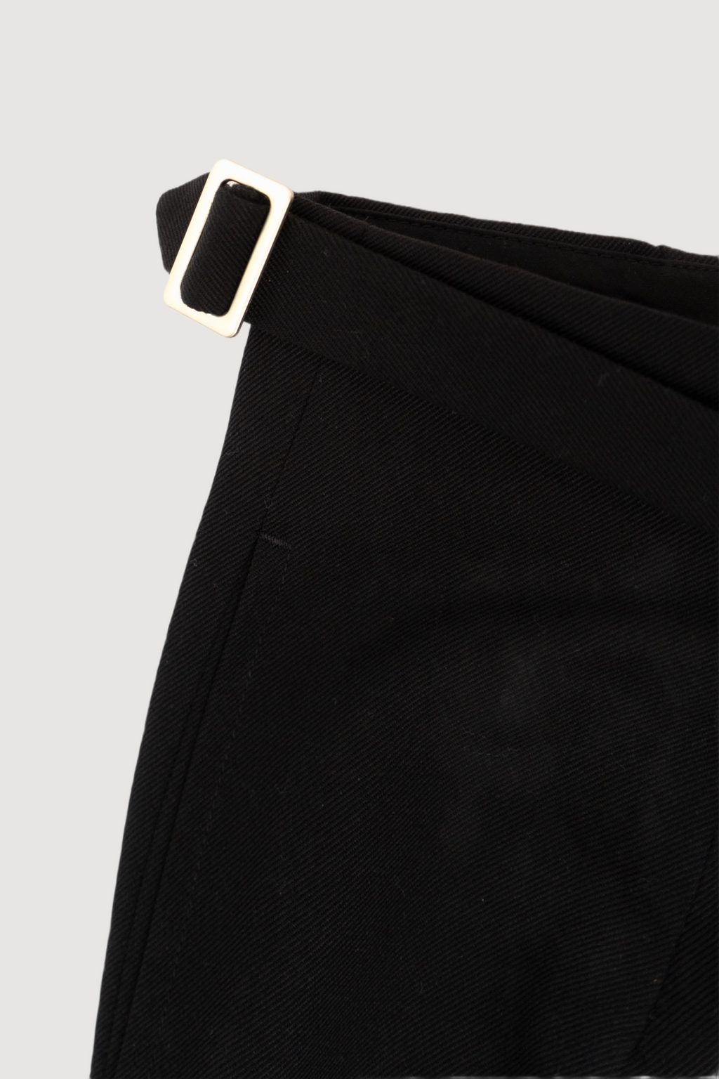 SEAN SUEN Black Wide Button-Fly Trousers