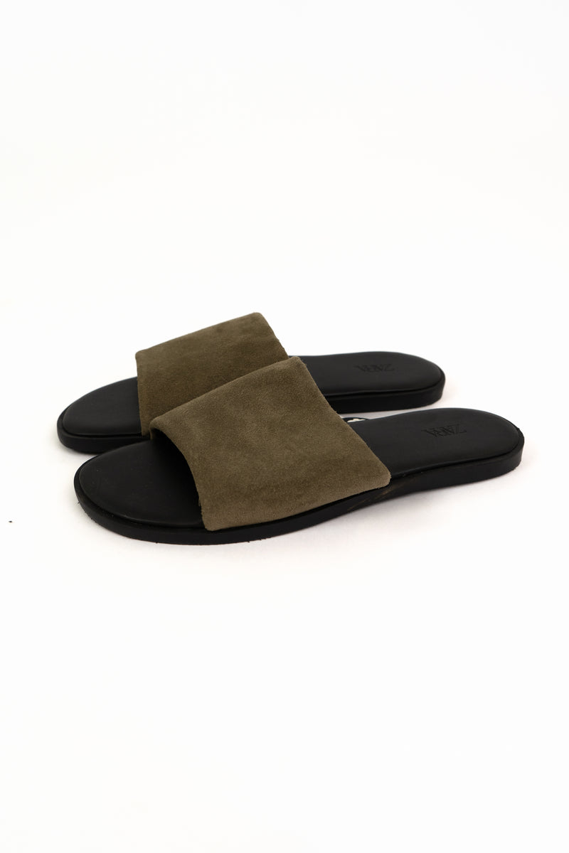 Zara Suede Slippers