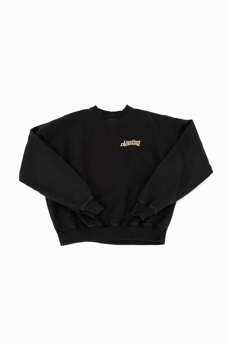 Live Fast Die Young Blank Sweater