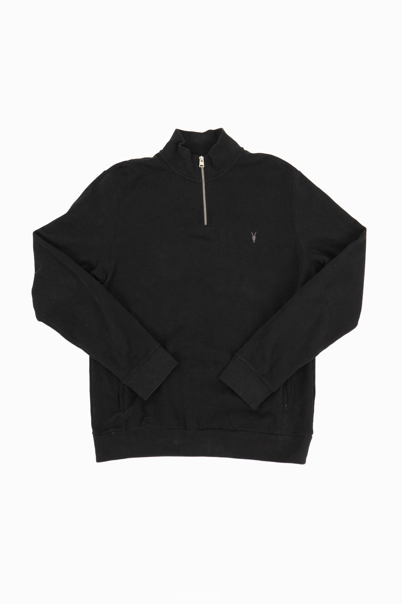 Allsaints Raven Half Zip Funnel