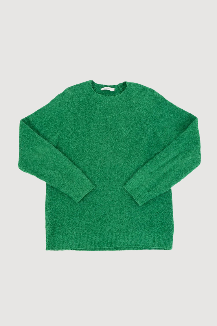 Sandro fine knitted sweater with round neck